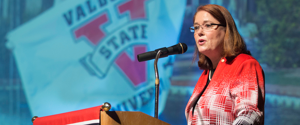 Interim president Dr. Kelli Brown