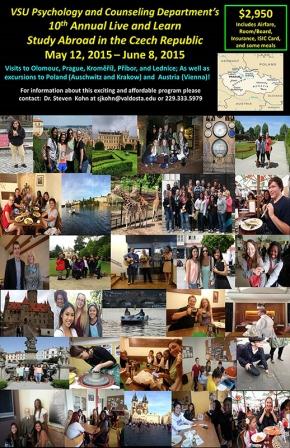 Czech Psychology Study Abroad Poster