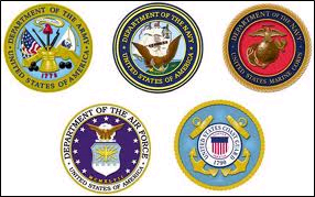 Logos of Military Services