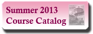 Spring 2013 Course Catalog