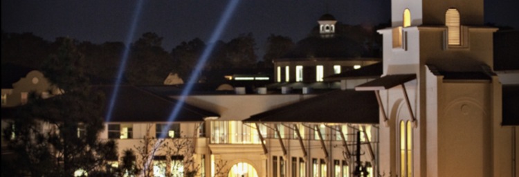 Student Union with Search Lights