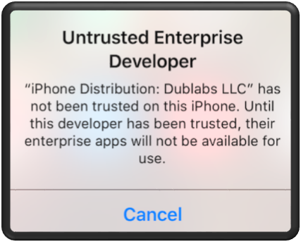 Untrusted Enterprise Developer Iphone Untrusted Enterprise Developer Iphone