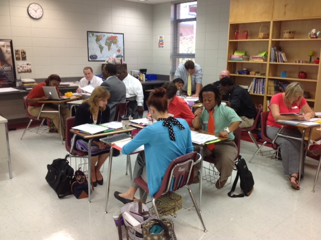 students in a classroom