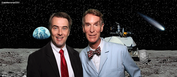 Dr. Monetti with Bill Nye the Science Guy