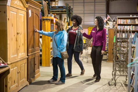 Student shadowing professionals at Habitat for Humanity