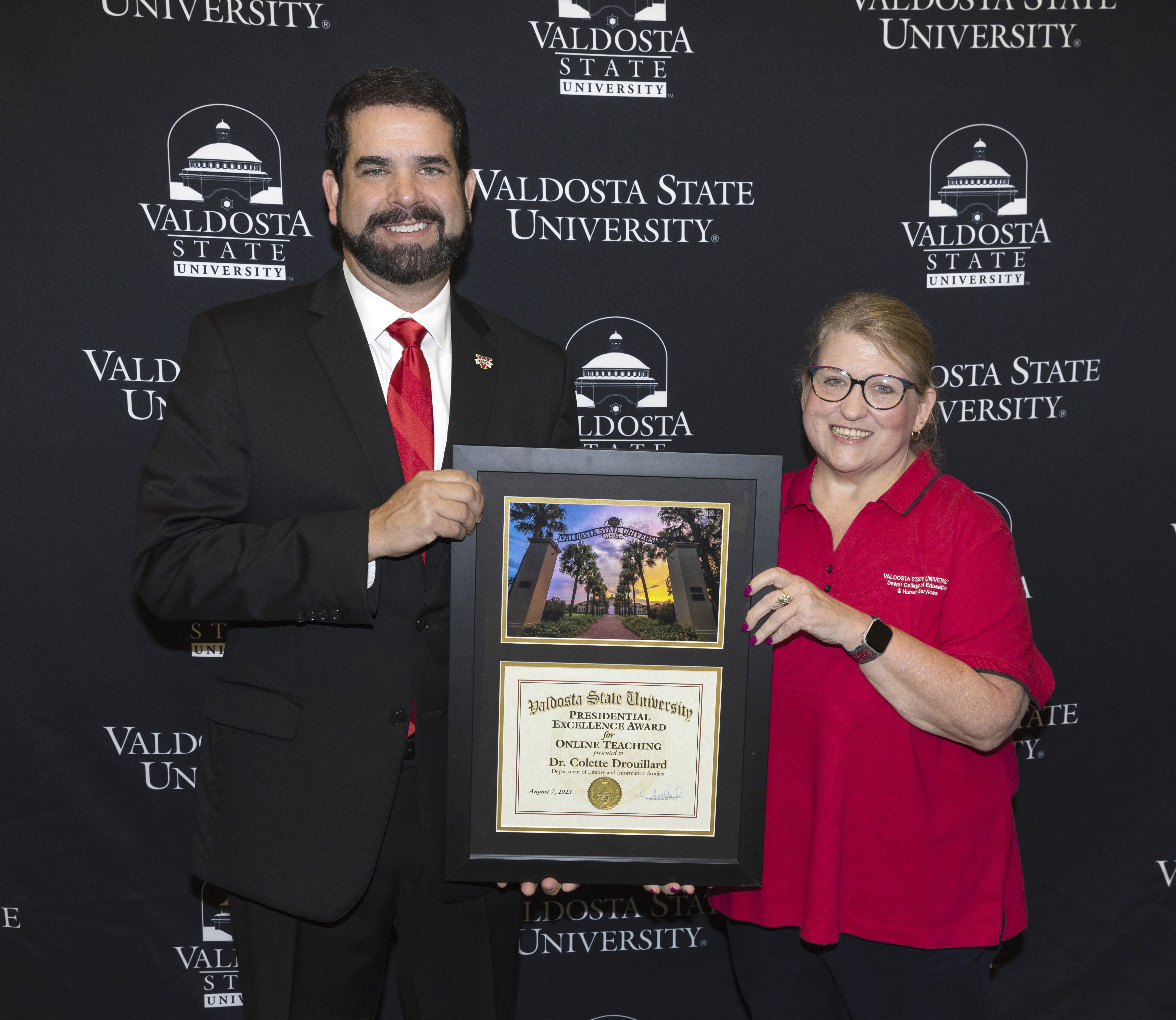 Meet Dr. Colette Drouillard, 2023 VSU Presidential Excellence Award for Online Teaching Honoree