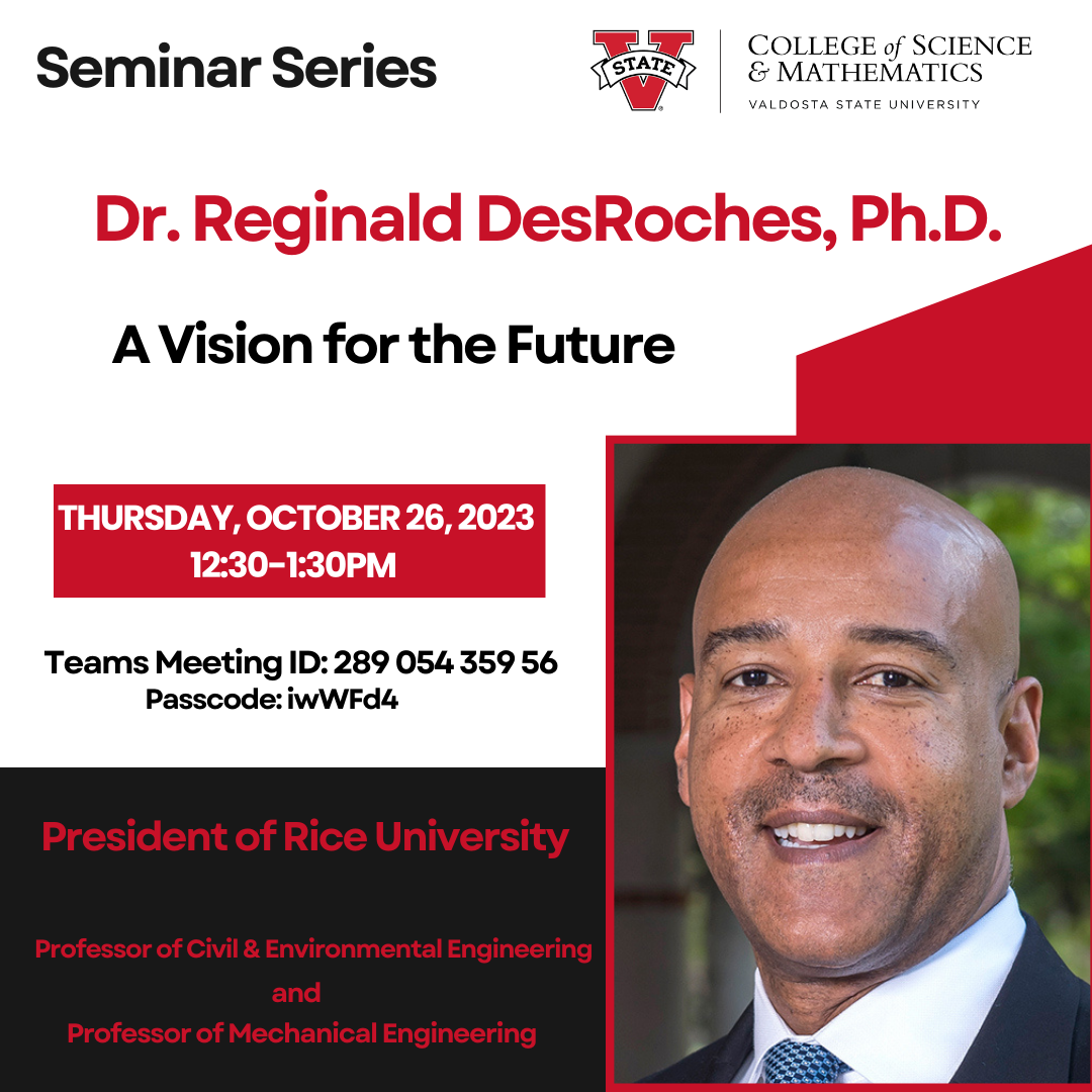 Rice University President Discusses Future of Higher Education Oct. 26 at VSU