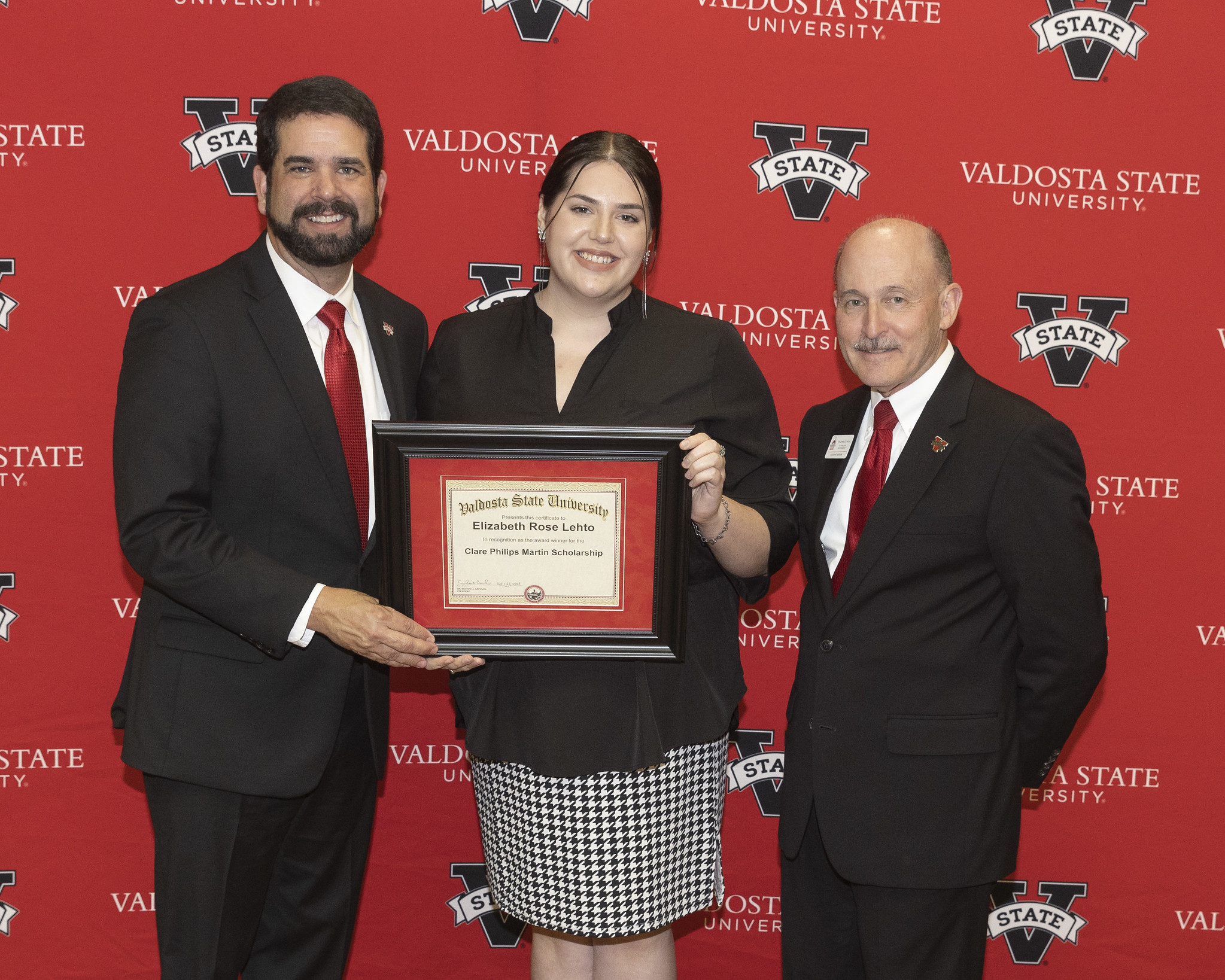 Ellie Lehto Recognized During Academic Honors Program at VSU