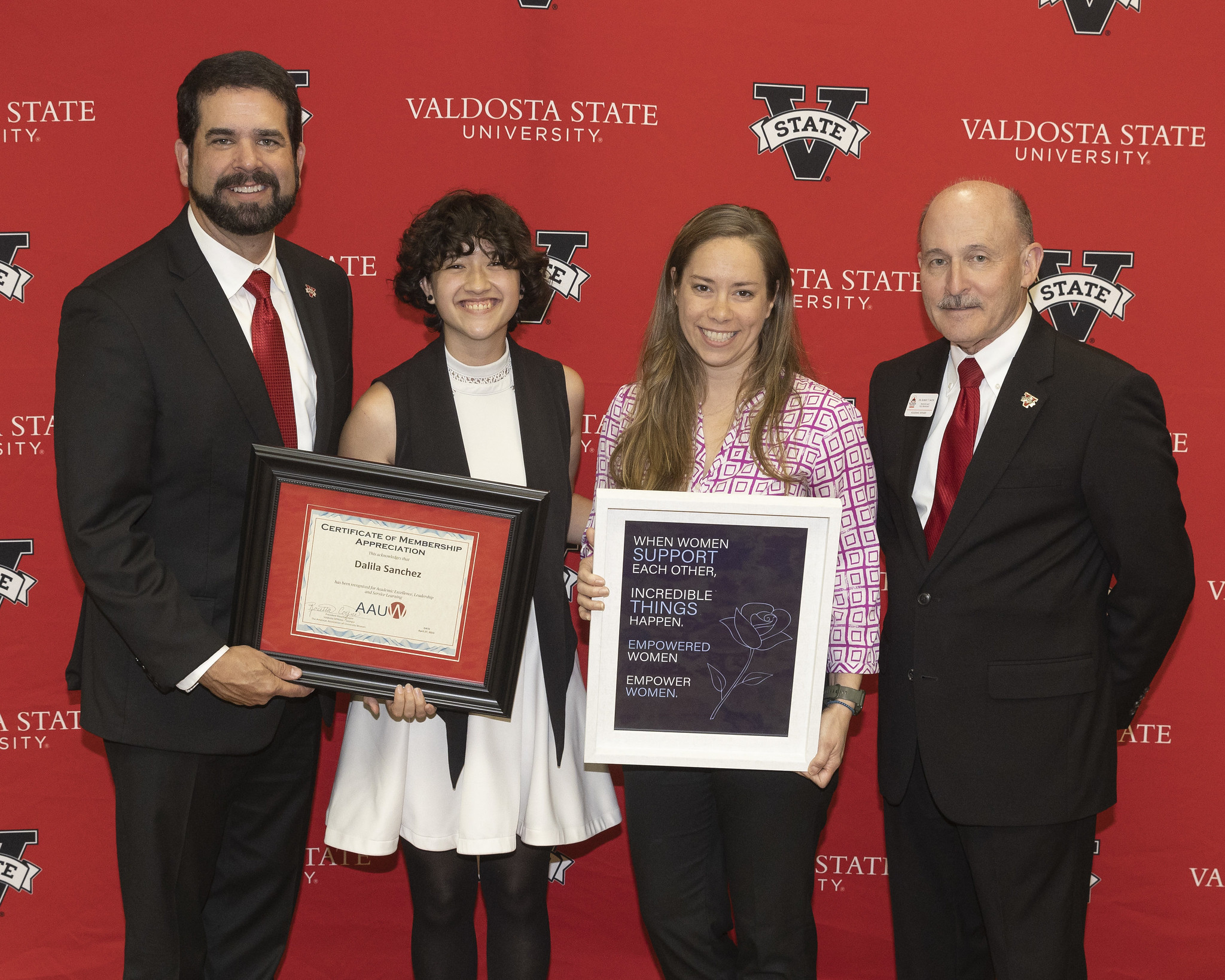Dalila Sanchez Recognized During Academic Honors Program at VSU