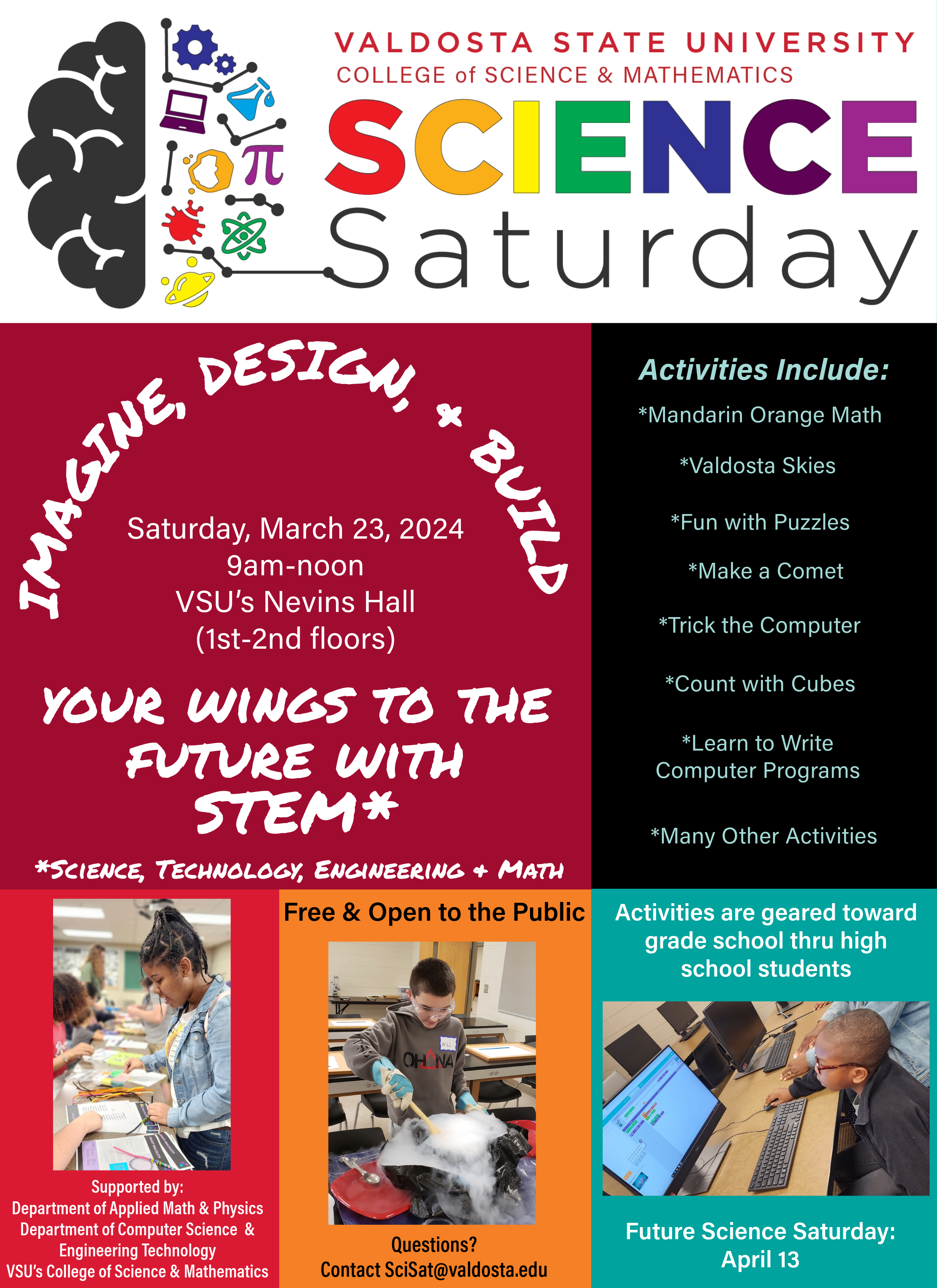 VSU hosts Science on Saturday, March 23