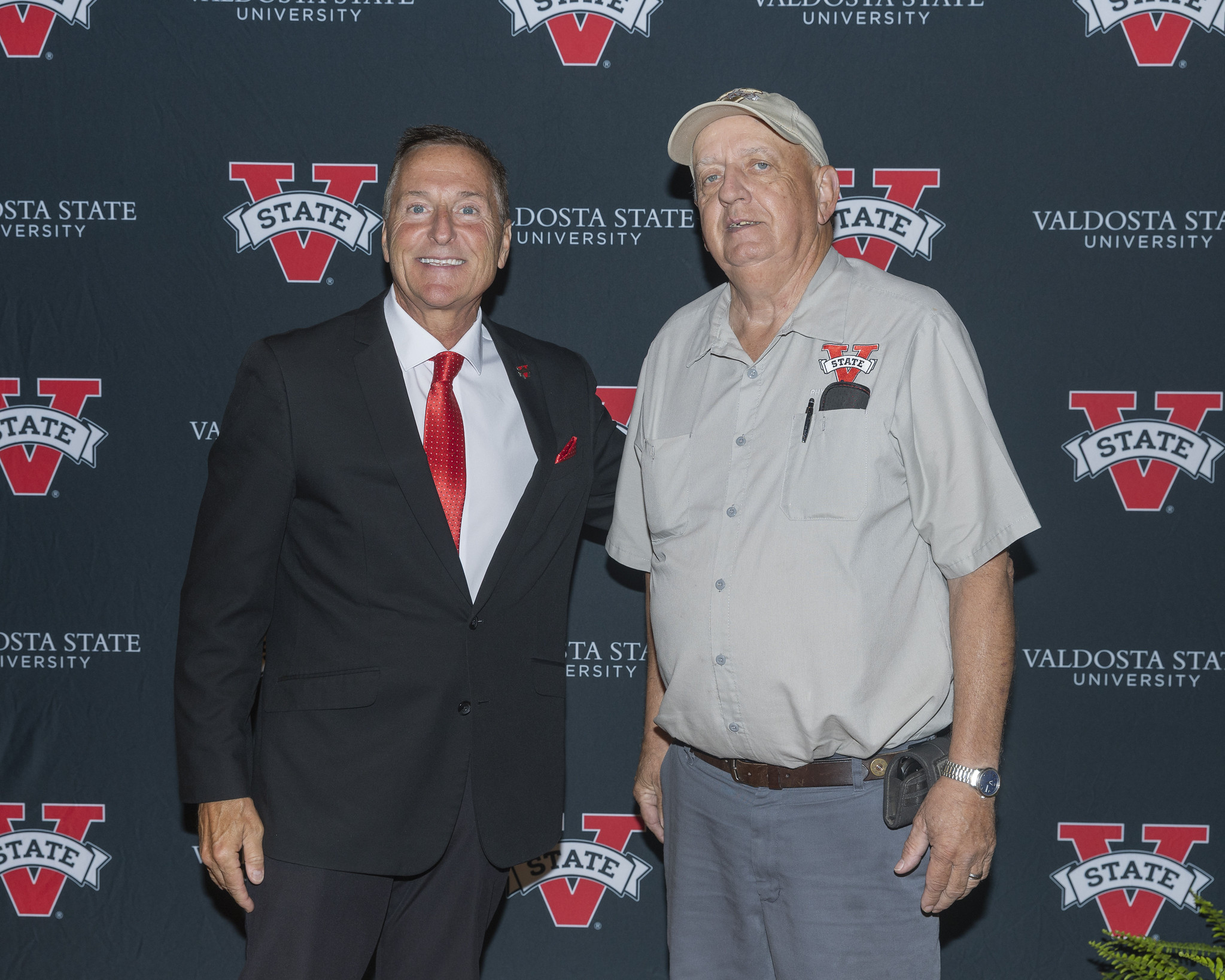 Dr. Don Green, VSU president, and Kevin Carter