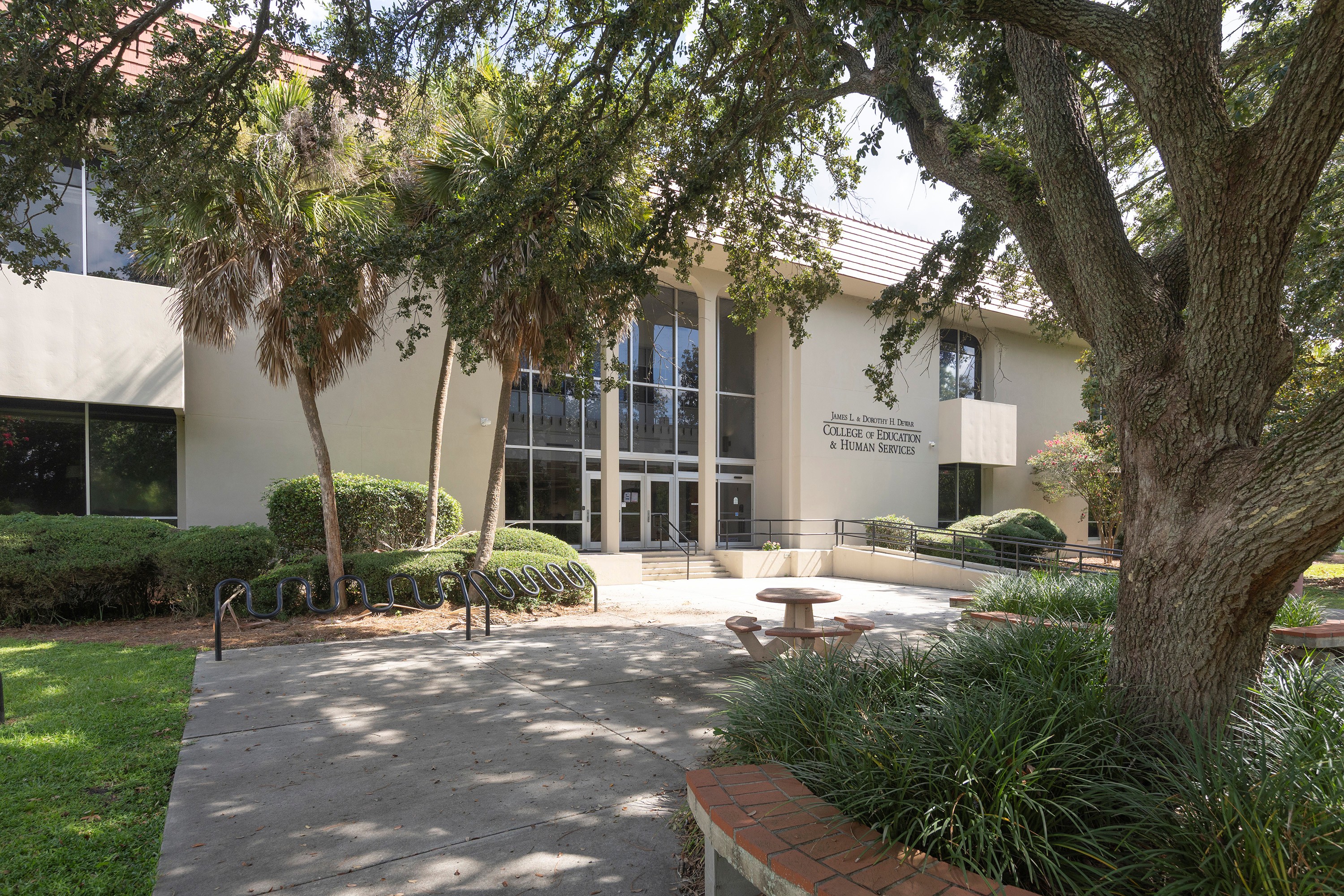 The Dewar Education Center on VSU's campus is closed fall 2026 for renovations.