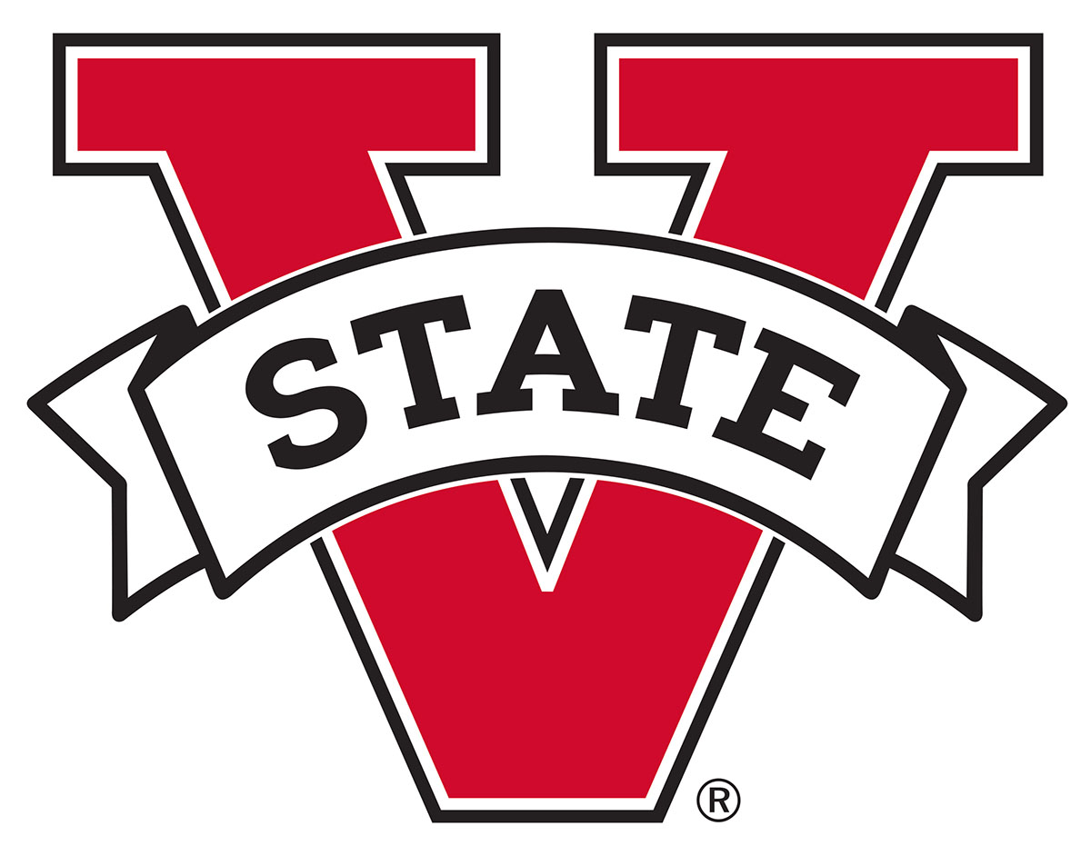 v state logo