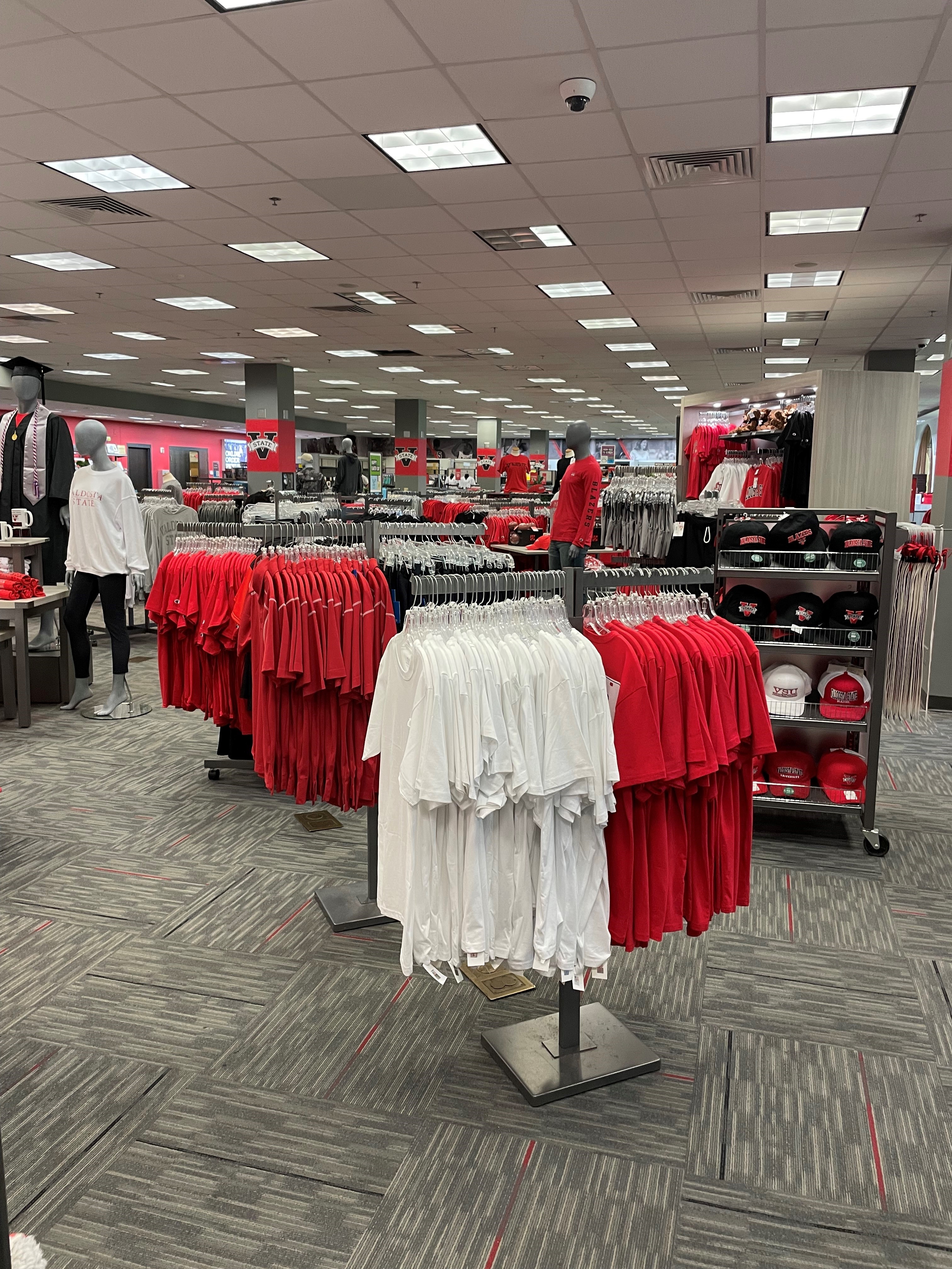 The VSU Bookstore is on the first floor of the Student Union. 