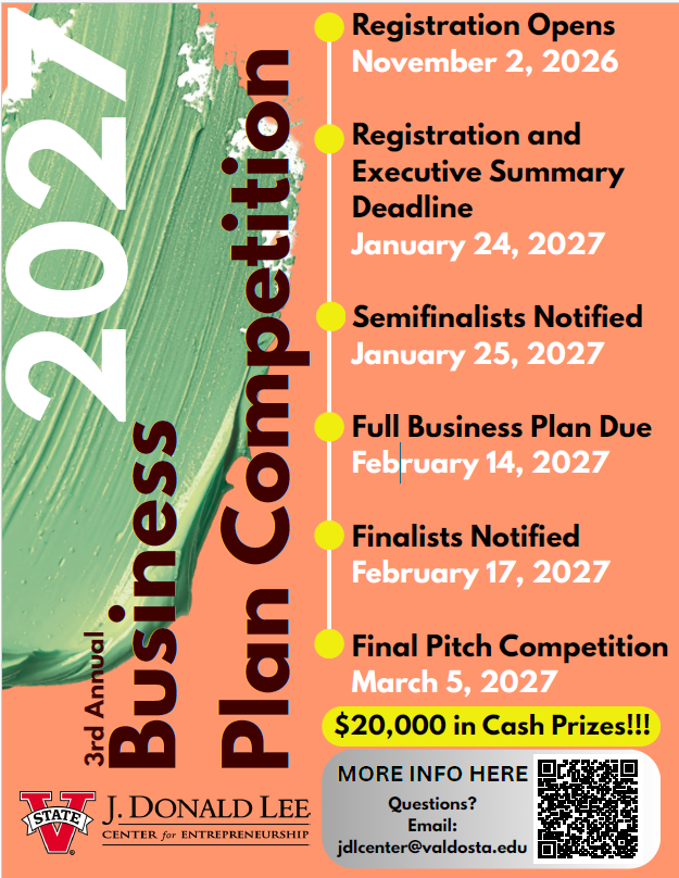2027 JDL Blazer Business Plan Competition Timeline and Information