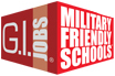 A logo for military friendly schools.