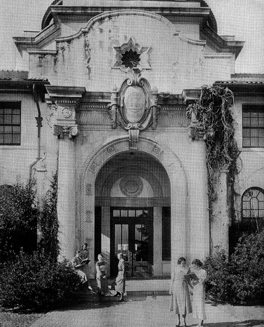West Hall in 1933