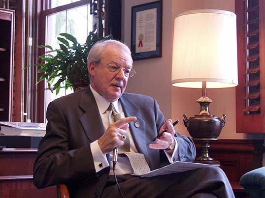 Ronald M. Zaccari at his desk