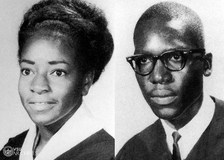 Drewnell Thomas and Robert Pierce, Senior Year 1967