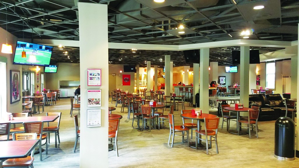 Inside view of Blazer Sports grille