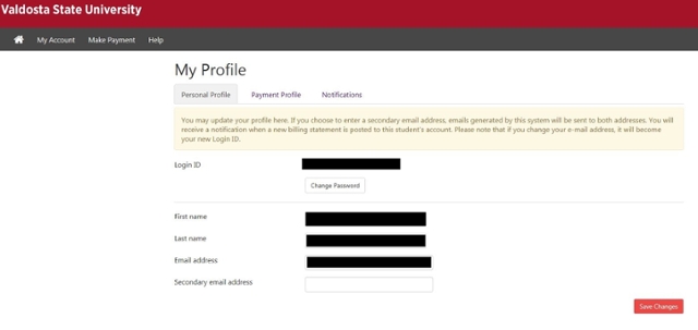 Set up Personal Profile for Authorized Users