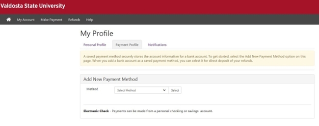 Validate status of your bank account numbers for future payment options