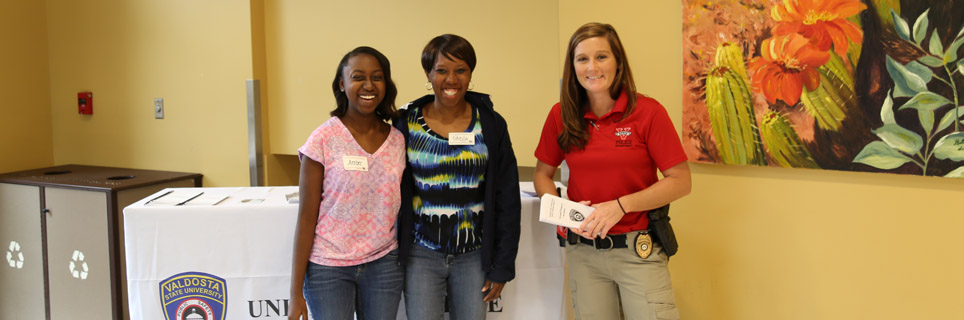 Sgt. Bertsch with student and parent