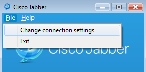 Jabber Configuration Settings