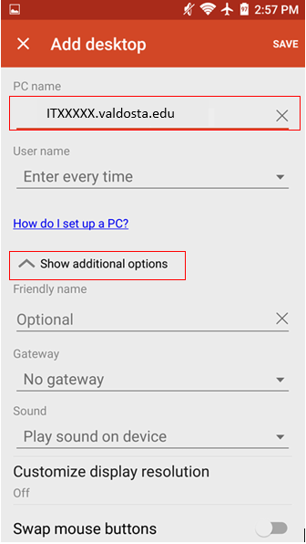 Show additional options...