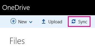 OneDrive sync icon