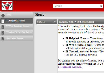 service desk portal