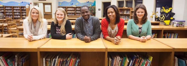 Students sitting at desk