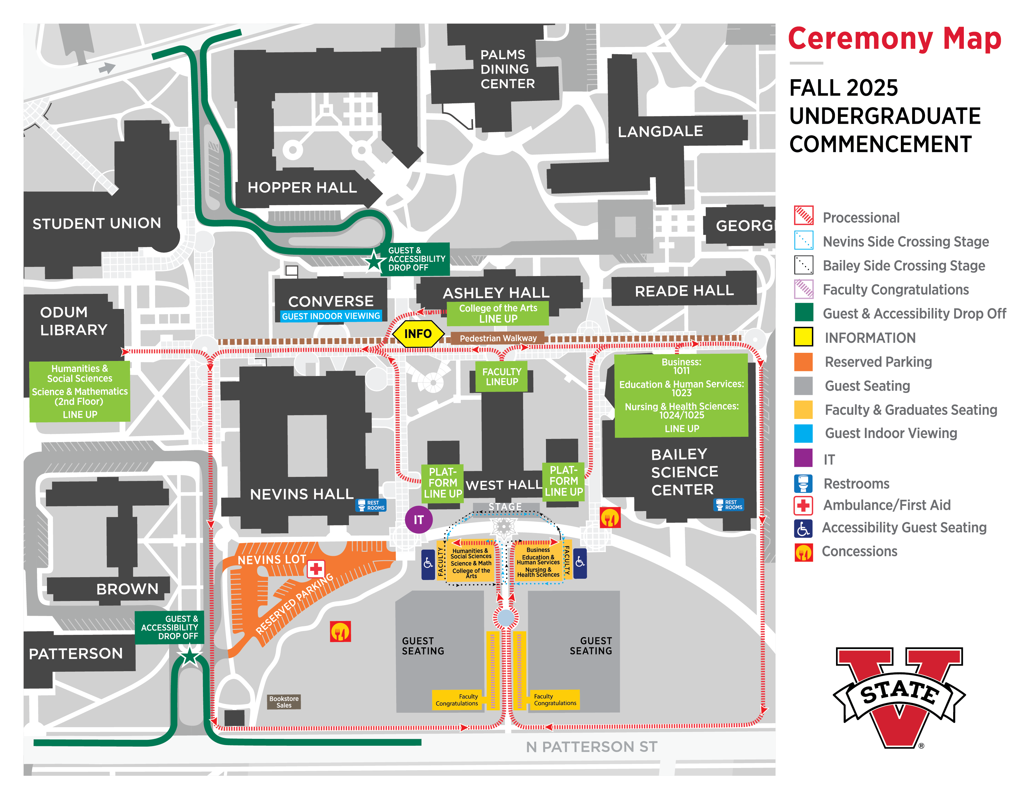 Floorplan - Undergraduate Commencement Ceremony