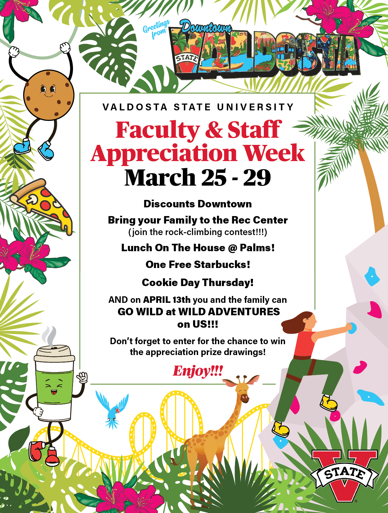 Faculty and Staff Appreciation Events and Schedule 2024
