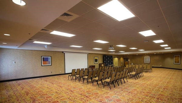 Cypress Room with 120 chairs in auditorium style
