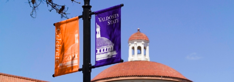 West Hall Dome with Banners