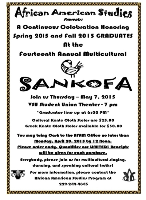 Sankofa 2015 Flyer