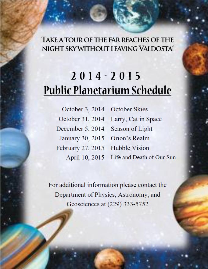 VSU Planetarium - Valdosta State University