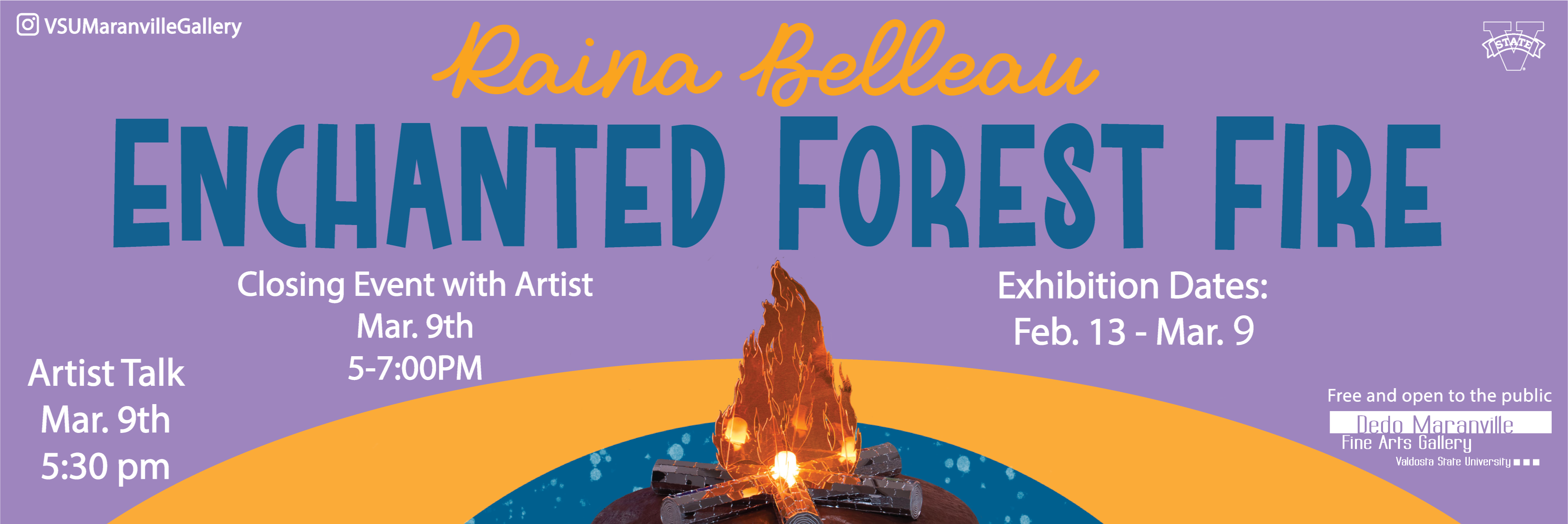 Raina Belleau: Enchanted Forest Fire