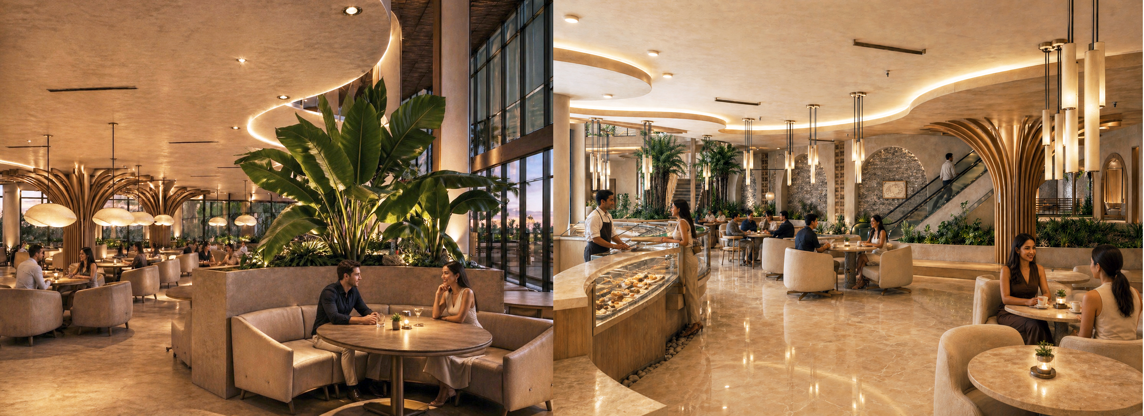 Student work by Jana Graham, Hotel Design