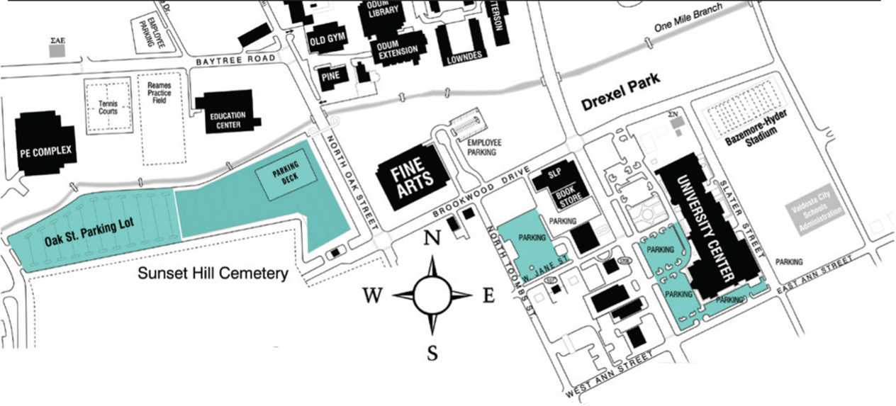 Venue parking and location