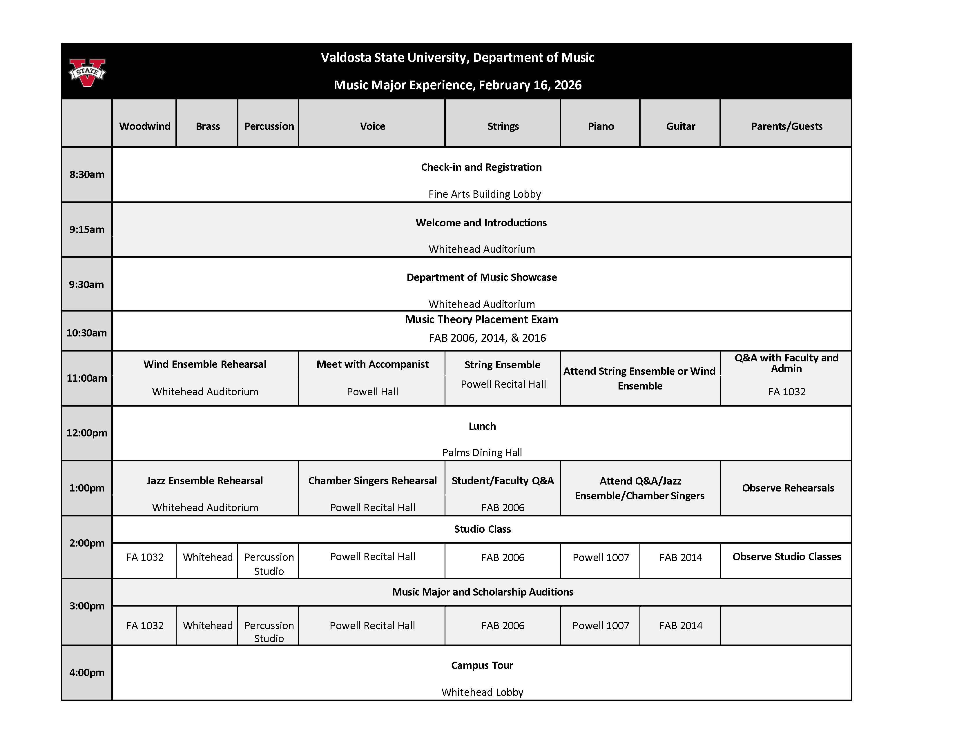 MME 2026 Schedule