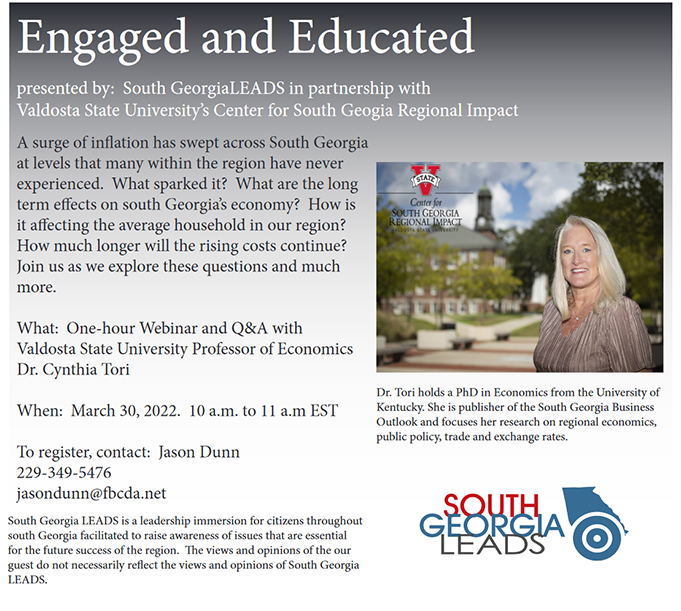 A Webinar: Engaged and Educated with Dr. Cynthia Tori