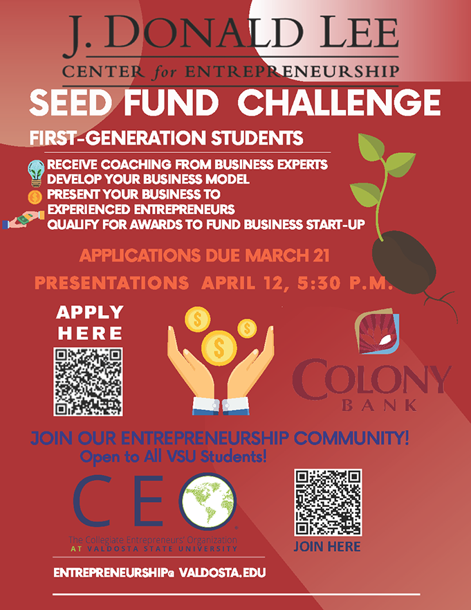 J. D. Seed Fund Challenge Flyer Final