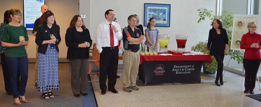 VSU Faculty and staff listen to opening remarks 