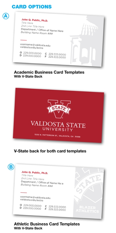 business card options