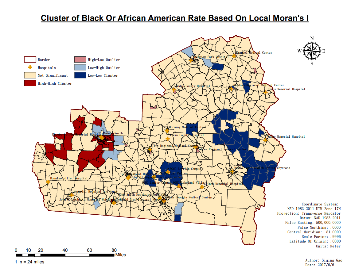 Cluster survey of African American