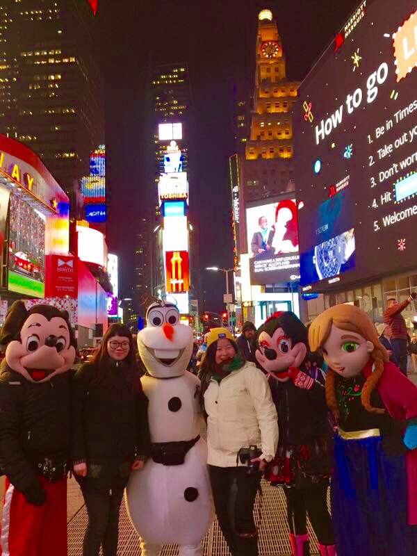 At NYC Times Square, Christmas