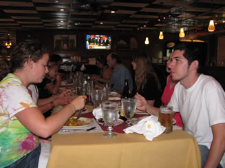 Members at dinner