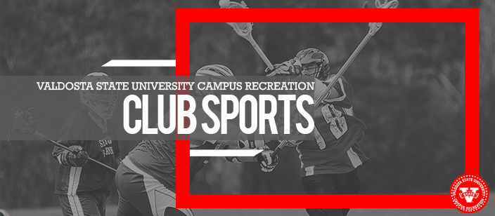Picture of students playing lacrosse with "Valdosta State University Campus Recreation Club Sports" on top.